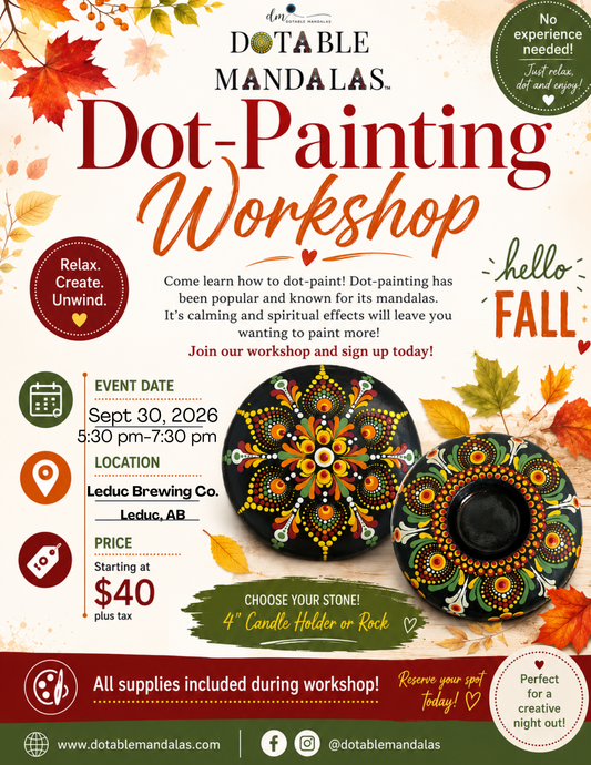 Leduc-Autumn Radiance Dot-Painting Workshop