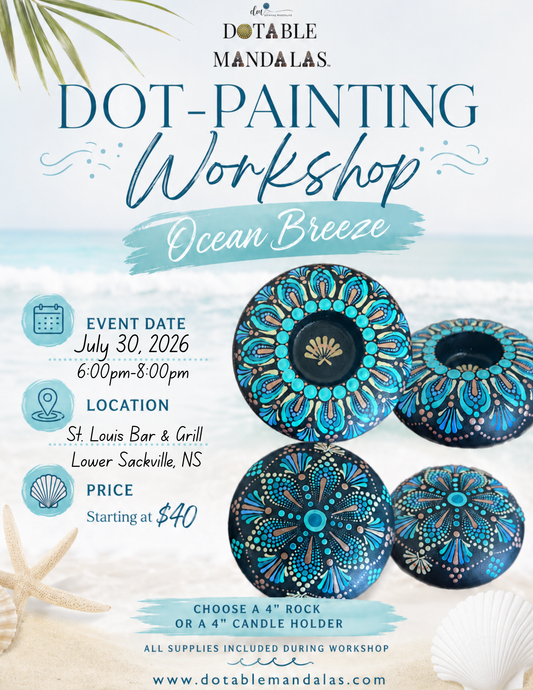 Lower Sackville-Ocean Breeze Dot-Painting Workshop