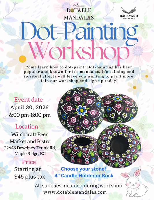Maple Ridge-Hoppy Dots & Spring Bloom Dot-Painting Workshop
