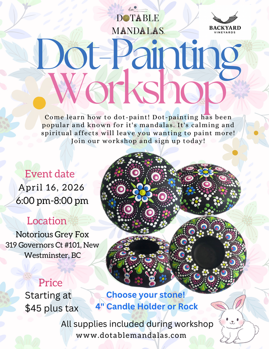 New Westminster-Hoppy Dots & Spring Bloom Dot-Painting Workshop