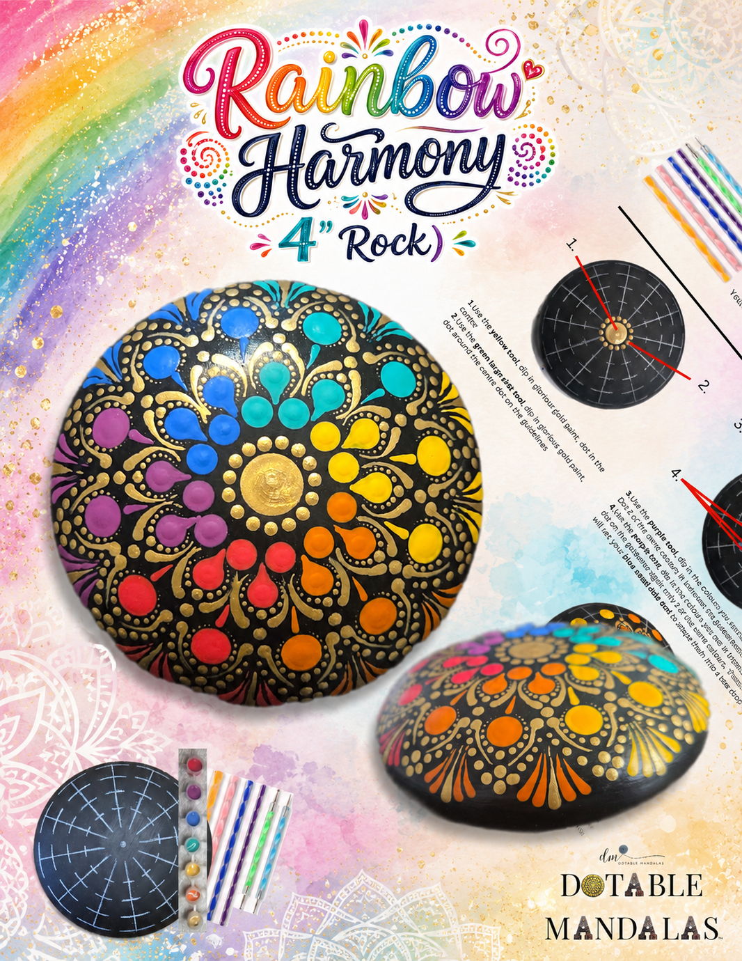 Rock Pattern Kits – Page 4 – Dotable Mandalas