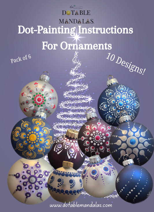 Ornament Dot-Painting Instructions-PDF Download Version
