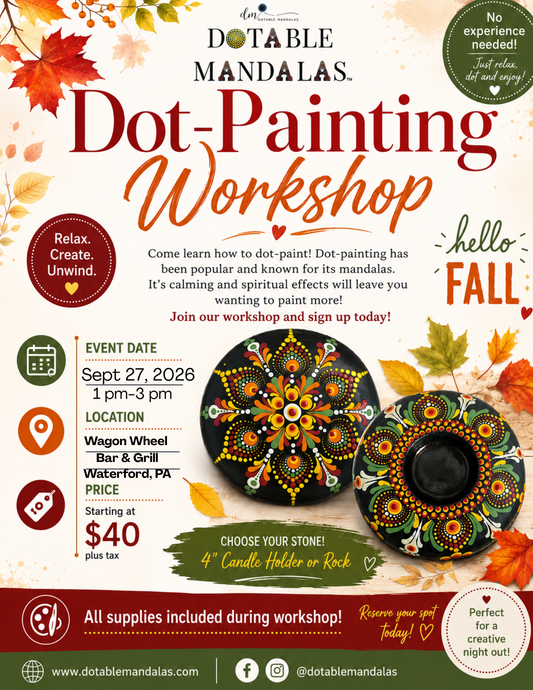 Waterford-Autumn Radiance Dot-Painting Workshop