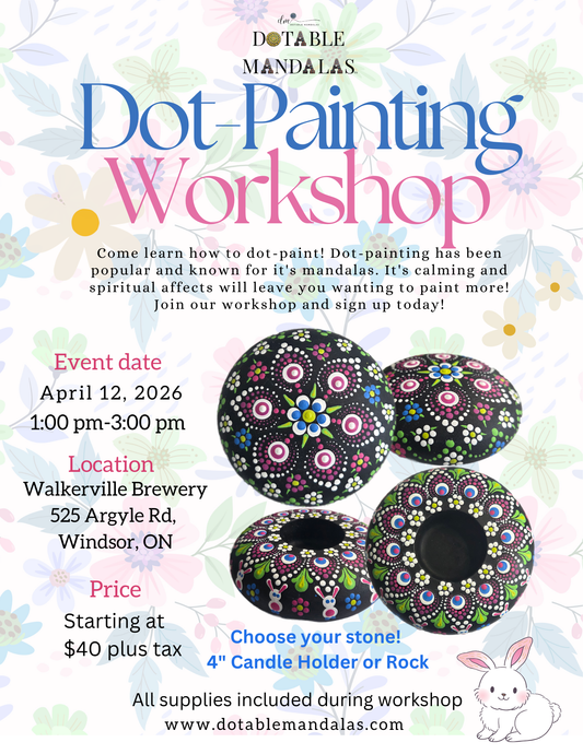 Windsor-Hoppy Dots & Spring Bloom Dot-Painting Workshop