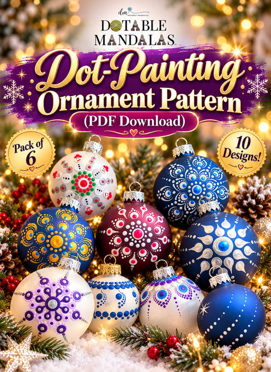 Ornament Dot-Painting Instructions-PDF Download Version